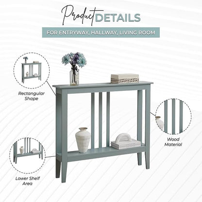 Kings Brand Furniture Narrow Console Table - Image 3