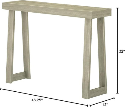 Plank+Beam Classic 46 Inch Console Table, Solid Pine Wood Entryway Table - Image 2
