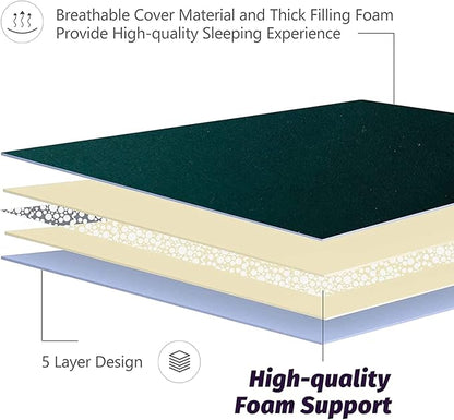 MAXYOYO Japanese Floor Mattress Futon Mattress, Thicken Sleeping Pad Foldable - Image 6