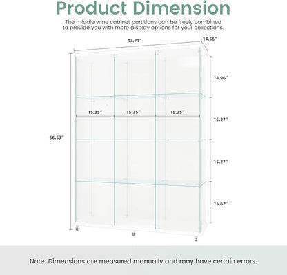 Beauty4U Glass Display Cabinet - Image 2