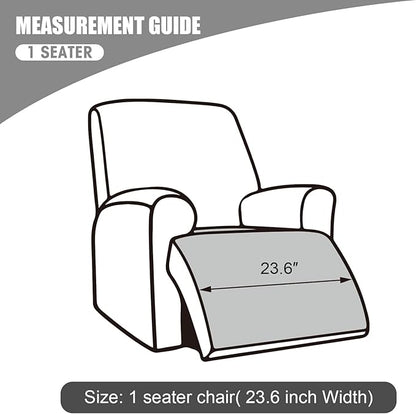Genina Waterproof Recliner Chair Covers, Recliner Cover - Image 3
