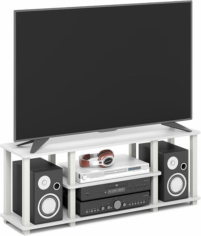 Furinno Turn-S-Tube TV Stand, 3-Tier No Tools 3D Entertainment Center by Furinno-FitsYourSpaceFitsYourBudget