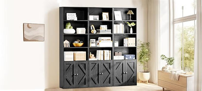 Bookshelf, 6-Tier Floor Bookcase - Image 8