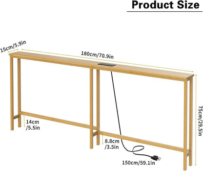 VASMIA 70.9 Inch Narrow Console Table - Image 3