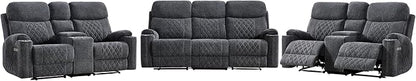 HAOMARKETS 3-Piece Power Recliner Sofa Set - Image 8