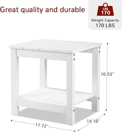 Stoog 3 Piece Patio Dining Sets, All-Weather Patio Chairs - Image 7