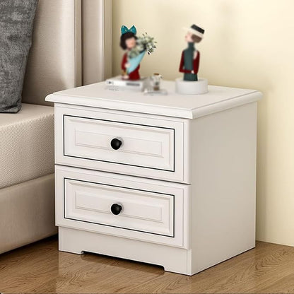 FEELIN NightStand/Sofa Table Light Luxury Solid Wood Bedside Table, Simple Home - Image 2