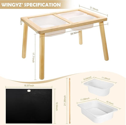 WINGYZ Kids Table for Play Study Dining Toys Storage, Sensory Tables for Toddler - Image 2