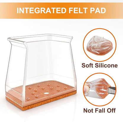 VIUME 24 Pcs Chair Leg Floor Protectors - Image 3