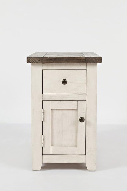 Jofran Madison County Pine Farmhouse Chairside Table by Jofran+Inc.