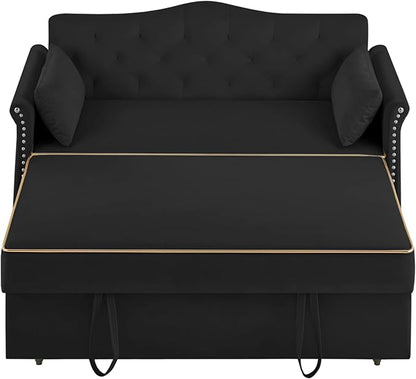 Auvsoce 57'' Convertible Sleeper Sofa Bed - Image 5