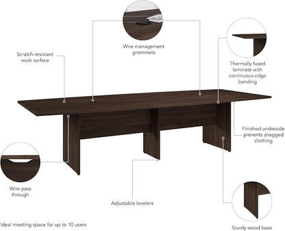 Bush Business Furniture 120-inch Office Conference Table - Image 7