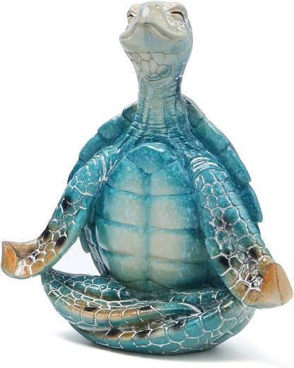VVGIFTS Sea Turtle Meditation Yoga Decor, Garden Figurine Sea Turtle Meditating - Image 6