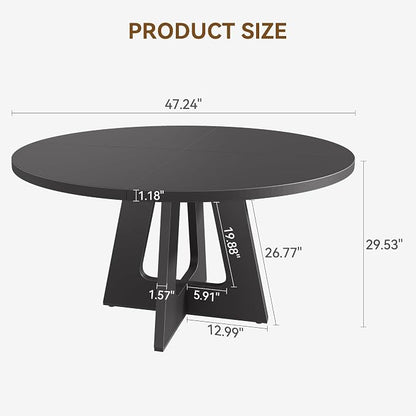 GAOMON 47 Inch Round Dining Table - Image 6