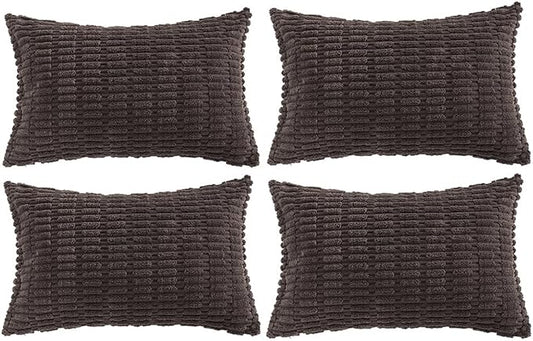 Fancy Homi 4 Packs Decorative Throw Pillow Covers by Fancy+Homi