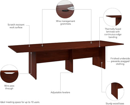 Bush Business Furniture 120-inch Office Conference Table - Image 7