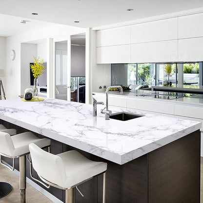 Arthome White Marble Contact Paper - Image 3