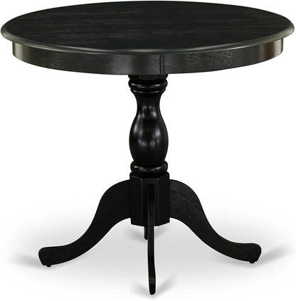 East West Furniture AMT-ABK-TP Antique Dining Table - Image 4