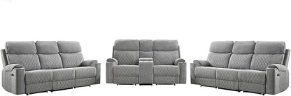 HAOMARKETS 3-Piece Power Recliner Sofa Set - Image 8