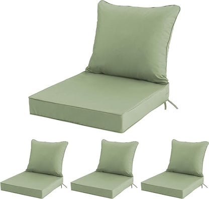 22x22 Inch Patio Chair Cushions Set of 4, Outdoor Furniture Cushions by Unknown