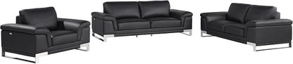 Blackjack Furniture Weston Collection Genuine Italian Leather Living Room Chair - Image 2