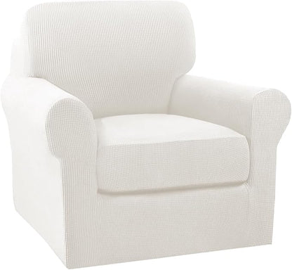 Turquoize 2 Piece Chair Covers Armchair Slipcovers by Turquoize