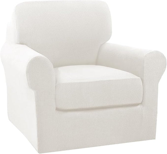 Turquoize 2 Piece Chair Covers Armchair Slipcovers by Turquoize