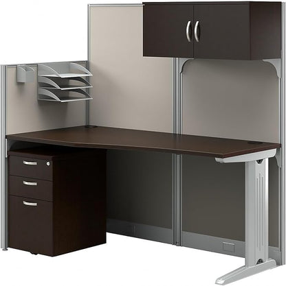 Bush Business Furniture Office in an Hour 65W Straight Cubicle Desk by BushBusinessFurniture