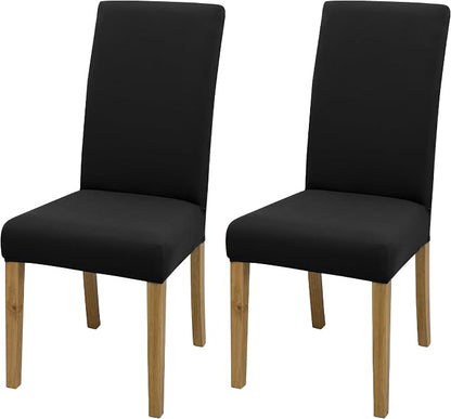 BIETYONE Stretch Dining Chair Covers Set of 2, Soft Removable Washable Kitchen by BIETYONE