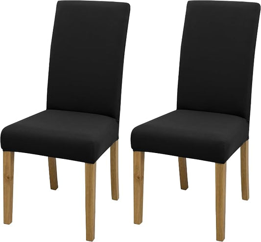 BIETYONE Stretch Dining Chair Covers Set of 2, Soft Removable Washable Kitchen by BIETYONE