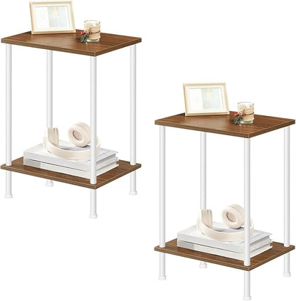 HOOBRO End Tables Set of 2, Small Side Table, Nightstand by HOOBRO