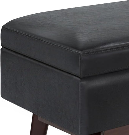 SIMPLIHOME Owen Rectangular Storage Ottoman - Image 6