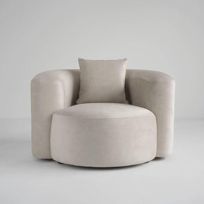 Acanva Luxury Modern Tight Curved Back Velvet Sofa, Minimalist Style Comfy Couch - Image 8