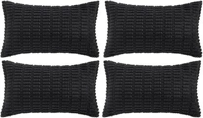 Fancy Homi 4 Packs Decorative Throw Pillow Covers by Fancy+Homi