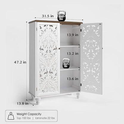 JOINICE 47" Tall Accent Cabinet - Image 2