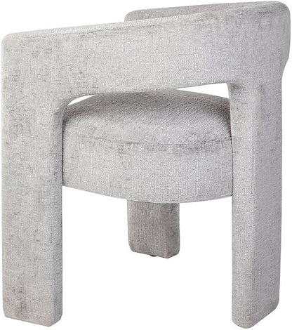 Jofran Gwen Jacquard Upholstered Accent Chair, Modern Luxury Plush Sculptural - Image 6