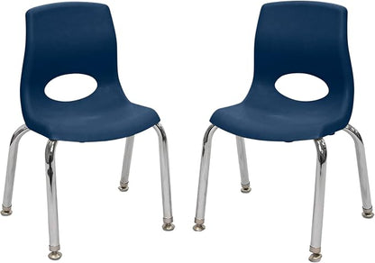 Children’s Factory MyPosture Plus 10" Chair, 2 Pack, Stackable Ergonomic by Angeles