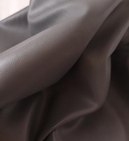 NAT Leathers | Gray Soft Faux Vegan Leather PU {Peta Approved Vegan} | 5 Yards - Image 6