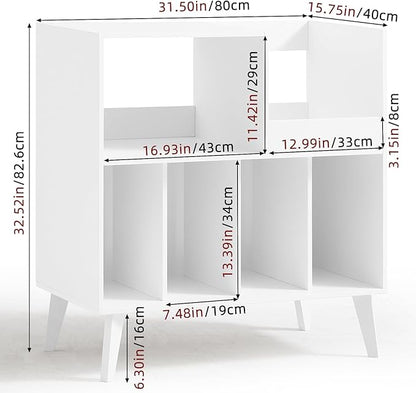LELELINKY Large Record Player Stand, Turntable Stand - Image 2