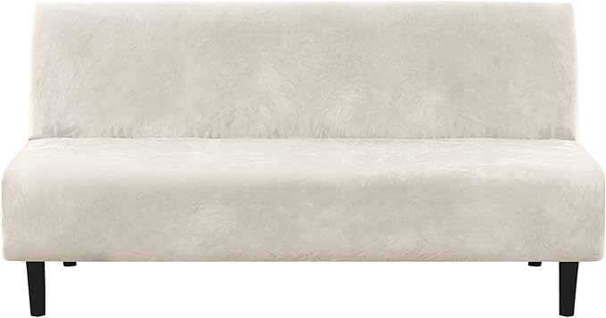 H.VERSAILTEX Real Futon Cover Armless Sofa Covers Sofa Bed Covers Stretch Futon by HVERSAILTEX