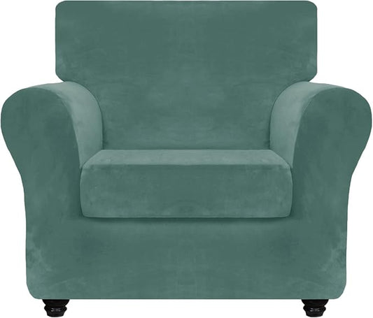 ZNSAYOTX Luxury Velvet Chair Slipcovers by ZNSAYOTX