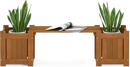 Furinno Tioman Hardwood Mini Outdoor Planter Box - Image 4