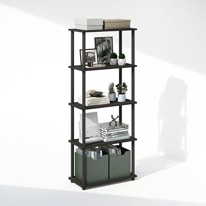 Furinno Turn-N-Tube Book Shelf, 5-Tier Bookshelf, Bookcase by Furinno-FitsYourSpaceFitsYourBudget
