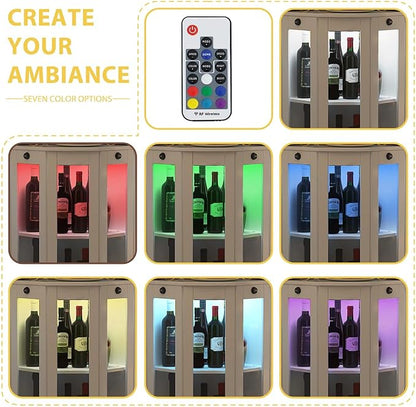 COCO DESIGN Corner Wine Cabinet - Image 4
