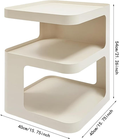 3 Tier Minimalist End Table Modern Side Table - Image 3