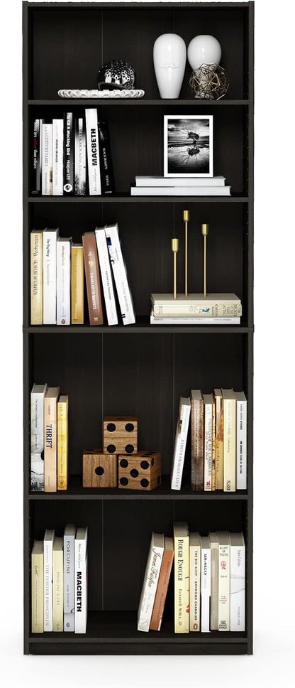 Furinno JAYA Book Shelf, 5-Tier Bookshelf, Bookcase - Image 6