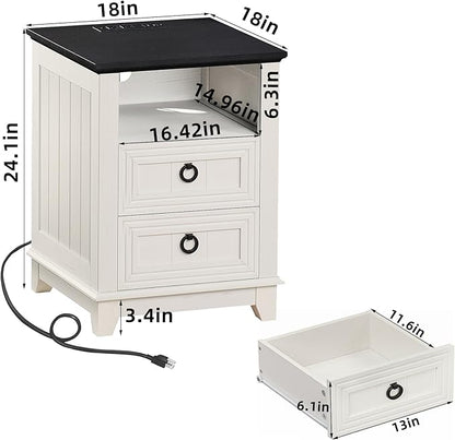 Farmhouse Coffee Table Set of 3, Furniture Set - Image 3