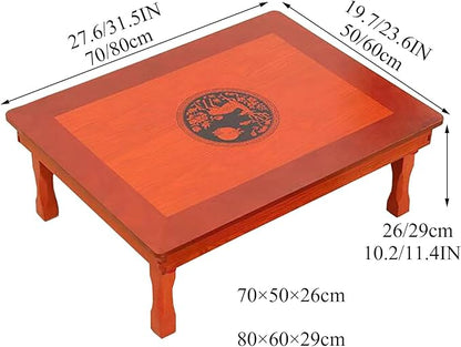 Folding Table, Korean Solid Wood Dining Table/Study Table/Coffee Table/Kang - Image 2