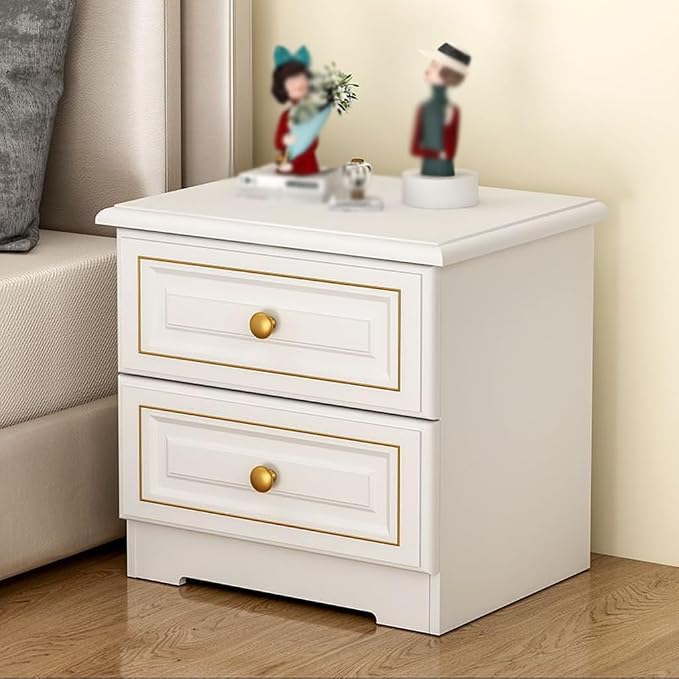 FEELIN NightStand/Sofa Table Light Luxury Solid Wood Bedside Table, Simple Home - Image 4