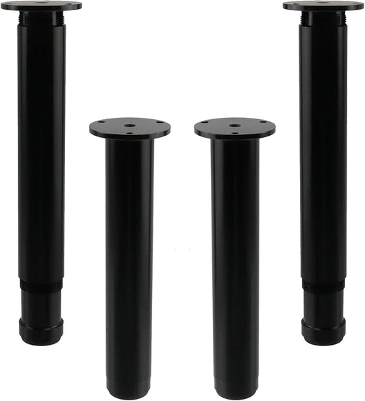 4 PCS Metal Adjustable Furniture Sofa Legs, Heavy Duty Bed Frame Center Support by UTALIND